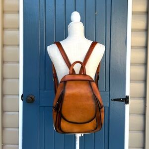 IVTG Genuine Leather Backpack